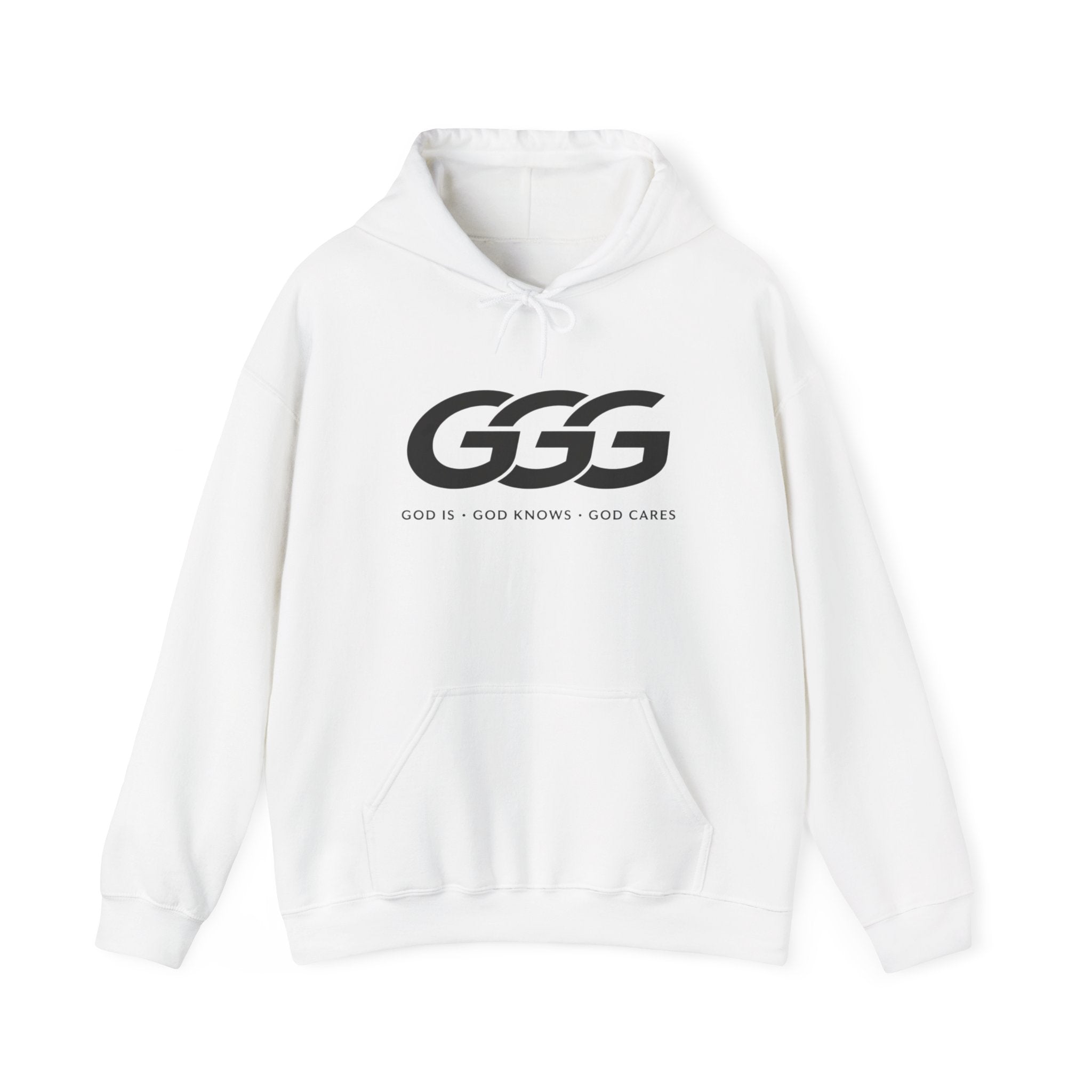GGG Logo Hoodie | God Is God Knows God Cares Sweatshirt