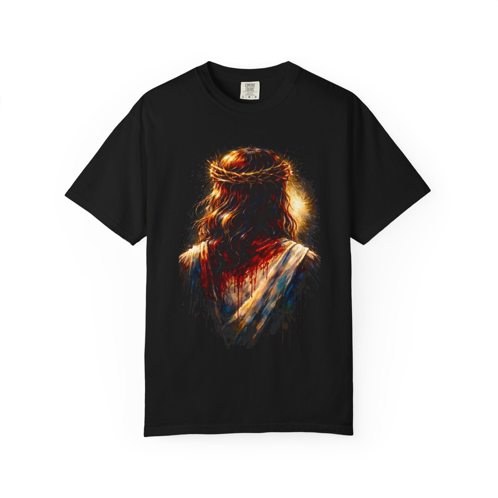 Jesus Portrait T-Shirt – Vintage Backview Graphic Tee