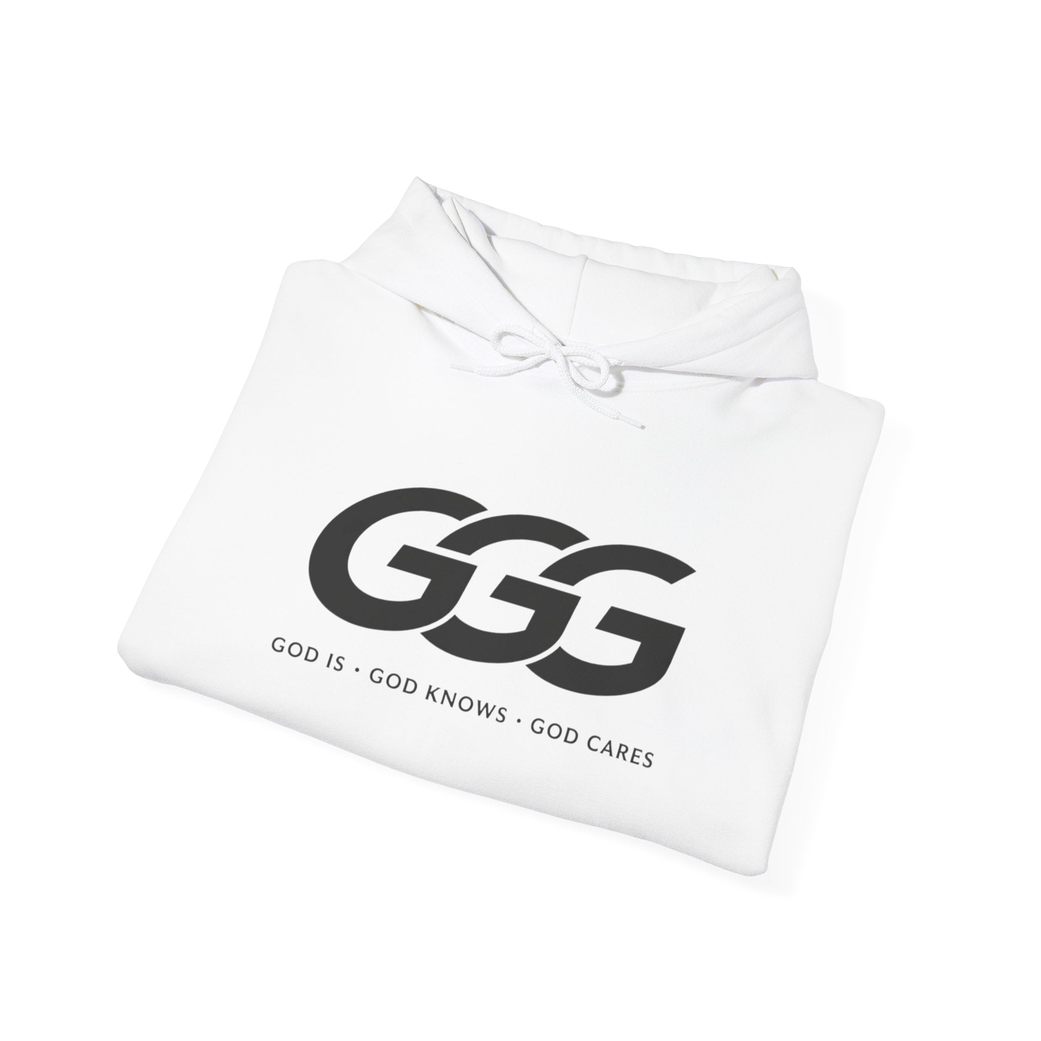GGG Logo Hoodie | God Is God Knows God Cares Sweatshirt